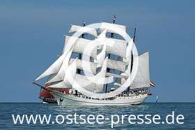 Segelschiff "ARTEMIS" unter Segeln auf der Ostsee
(mehr zu maritimen Highlights an der Ostsee auf www.ostsee.de/veranstaltungen)